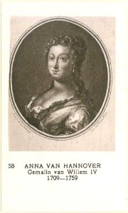 58 Anna van Hannover, Gemalin van Willem IV, 1709-1759