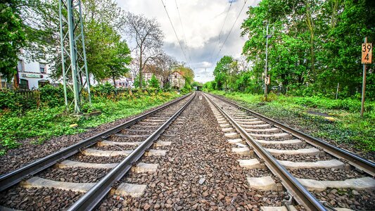 Train travel transport system photo