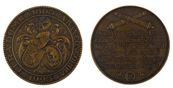 60-jarig huwelijk van Jhr. W.F.G.A. van Pestel en Jvr. A.P. van Beresteyn, 10 oktober 1923, objectnr 1252