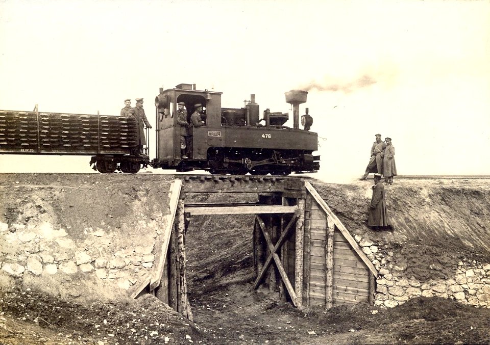 600 mm narrow gauge railway Radomir-Petrich during World War I (02)