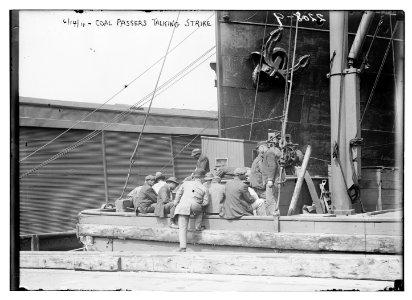 6-14-11; Coal Passers Talking Strike LCCN2014689277