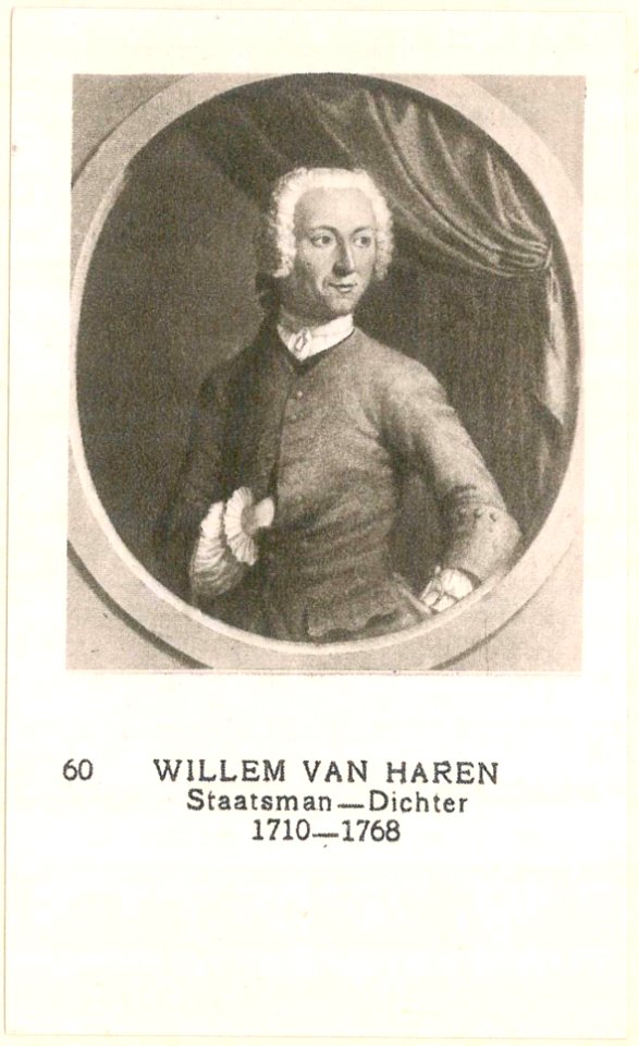 60 Willem van Haren, Staatsman-Dichter, 1710-1768