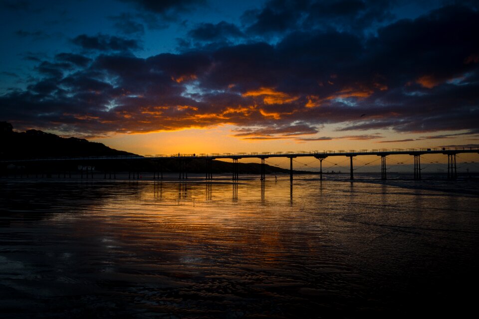 Yorkshire autumn sunset photo