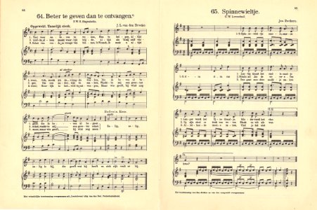 64 Beter te feven dan te ontvangen, pagina 84 & 65 Spinnewieltje, pagina 85