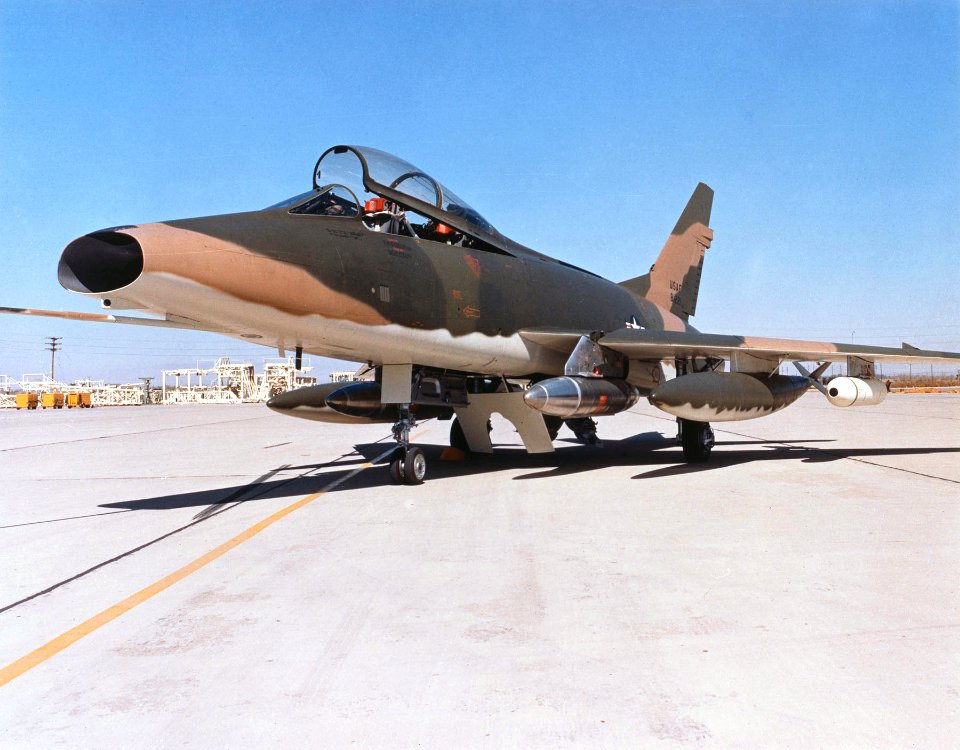 6234th Tactical Fighter Wing - Wild Weasel Detachment - F-100 Super Sabre Color