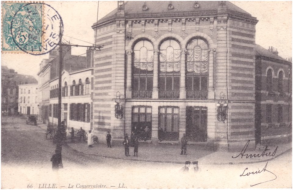 66 LILLE. — Le Conservatoire. — LL