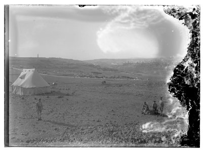 6th Australian light-horse regiment, 1918, camped outside Jerusalem in Mt. Scopus area LOC matpc.08114