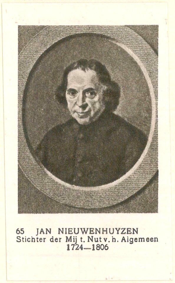 65 Jan Nieuwenhuyzen, Stichter der Mij t. Nut v.h. Algemeen, 1724-1806