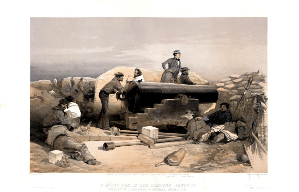 68 pounder Lancaster gun 1854