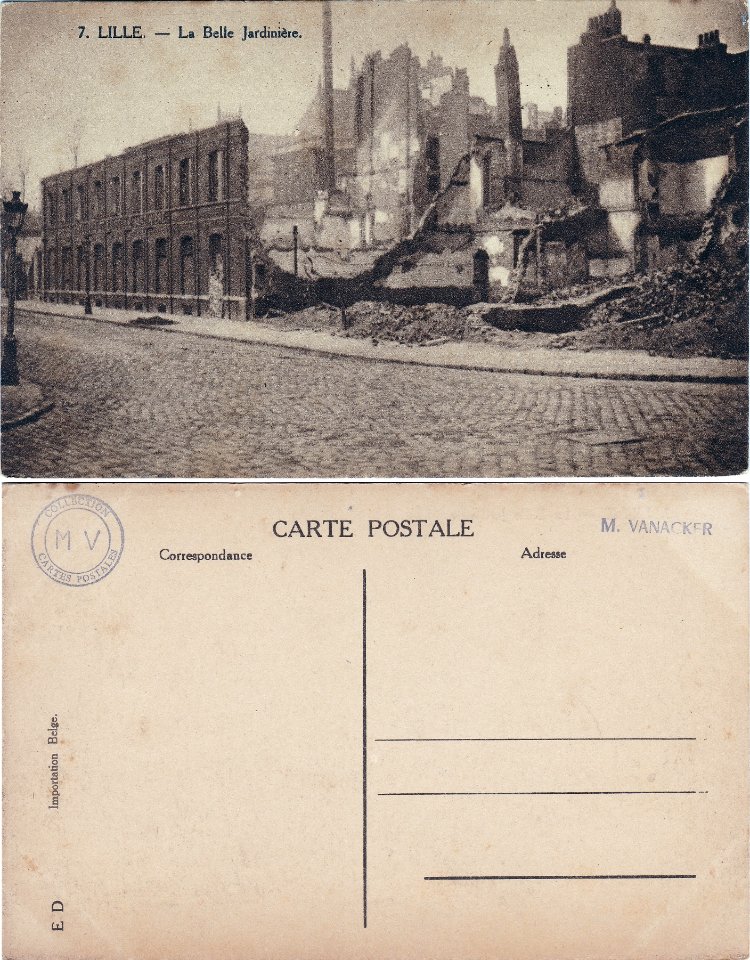 7 . Lille. — La Belle Jardinière v°-r°