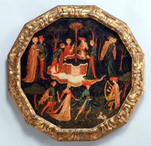 7 Anonym. Desco da Parto The Garden of Youth, ca. 1430 Princeton Universoty art Museum