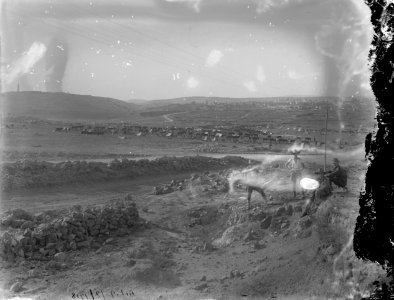 6th Australian light-horse regiment, 1918, camped outside Jerusalem in Mt. Scopus area LOC matpc.08113 (cropped)