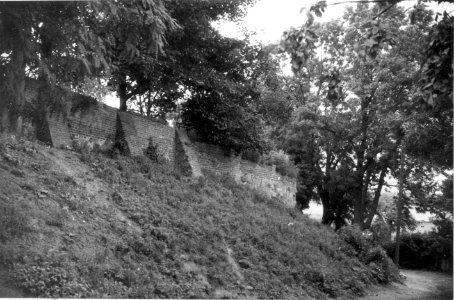71 Kamień Pomorski - Fragment murów we wschodniej części osiedla katedralnego