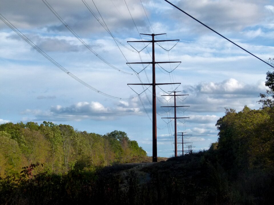 High voltage lines