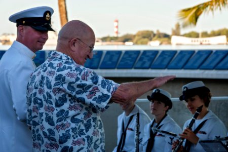 73rd Anniversary Pearl Harbor Day commemoration ceremony 141207-N-WF272-044