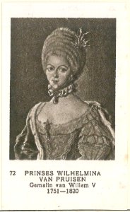 72 Prinses Wilhelmina van Pruisen, Gemalin van Willem V, 1751-1820