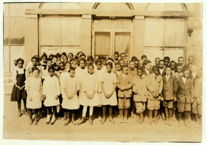 75 Sixth Grade children (colored) crowded into 1 small room in an old store building near Negro High School, with 1 teacher. LOC nclc.00661