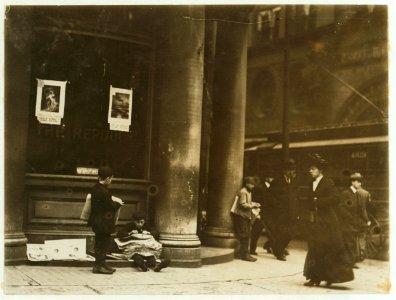 7th & Olive Sts. Saturday P.M. May 7th, 1910. LOC nclc.03477