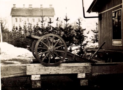7cm M.99 Gebirgkanone mit Verschlusskavernen-Rahmen. (BildID 15494781)