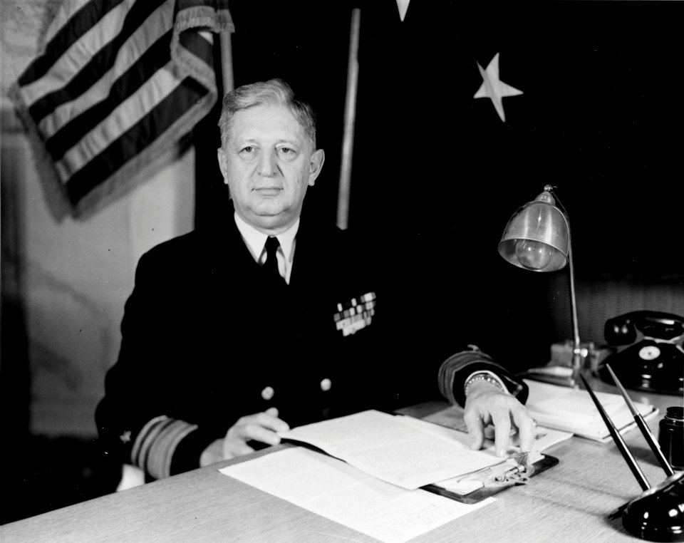 80-G-220689 Vice Admiral H. Kent Hewitt, U.S. Navy