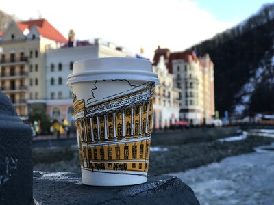 Outdoors building coffee
