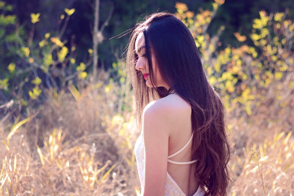 Landscape look hair
