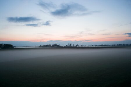 Countryside dark dawn