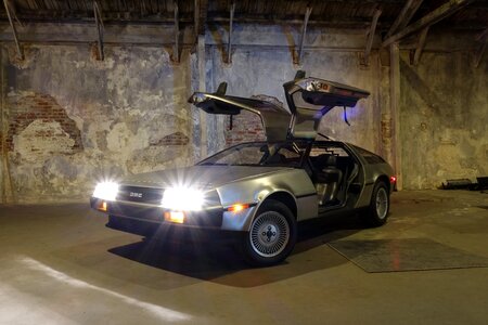 Parking lot bttf back to the future
