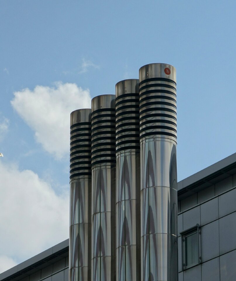 Metal shiny architecture