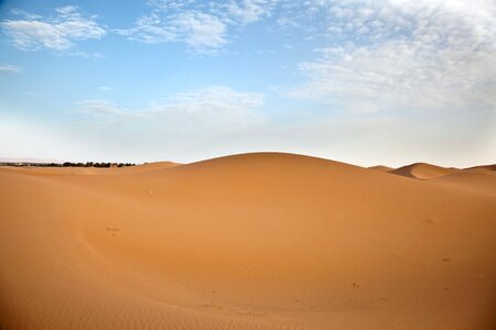Panoramic horizontal dune