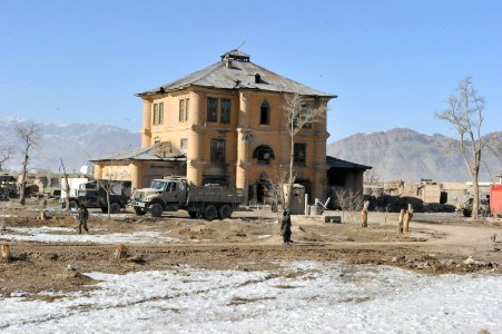 80-year-old building in Afghanistan, 2012