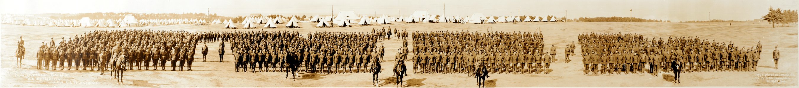 85th Overseas Battalion, N.S. Highlanders, Lt. Col. E.G. Phinney, OC (HS85-10-32035) photo