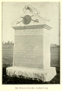 8th Illinois Cavalry Monument p12