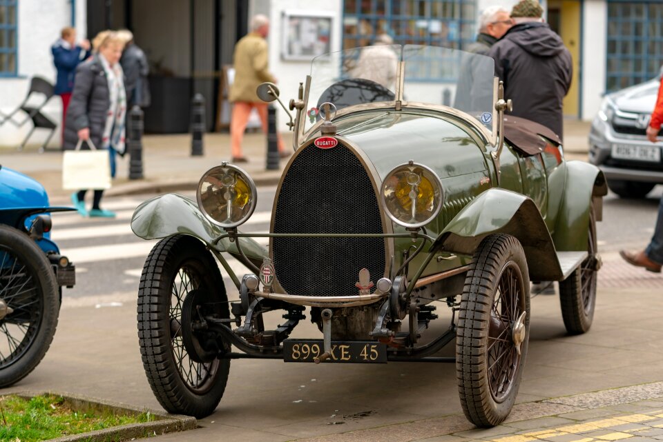 Transportation system exhibition bugatti
