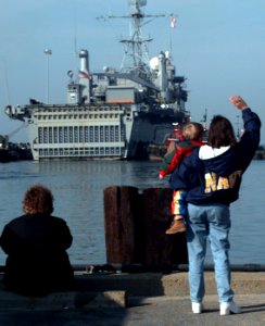 961125-N-1055H-004 Ship Deploys