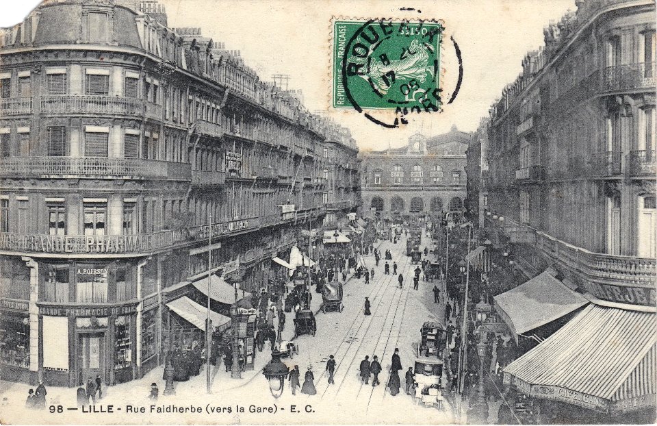 98 — Lille – Rue Faidherbe (vers la Gare) - E.C
