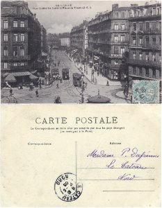 99 – Lille — Rue Faidherbe (vers la place du Théâtre) E.C - vº-rº