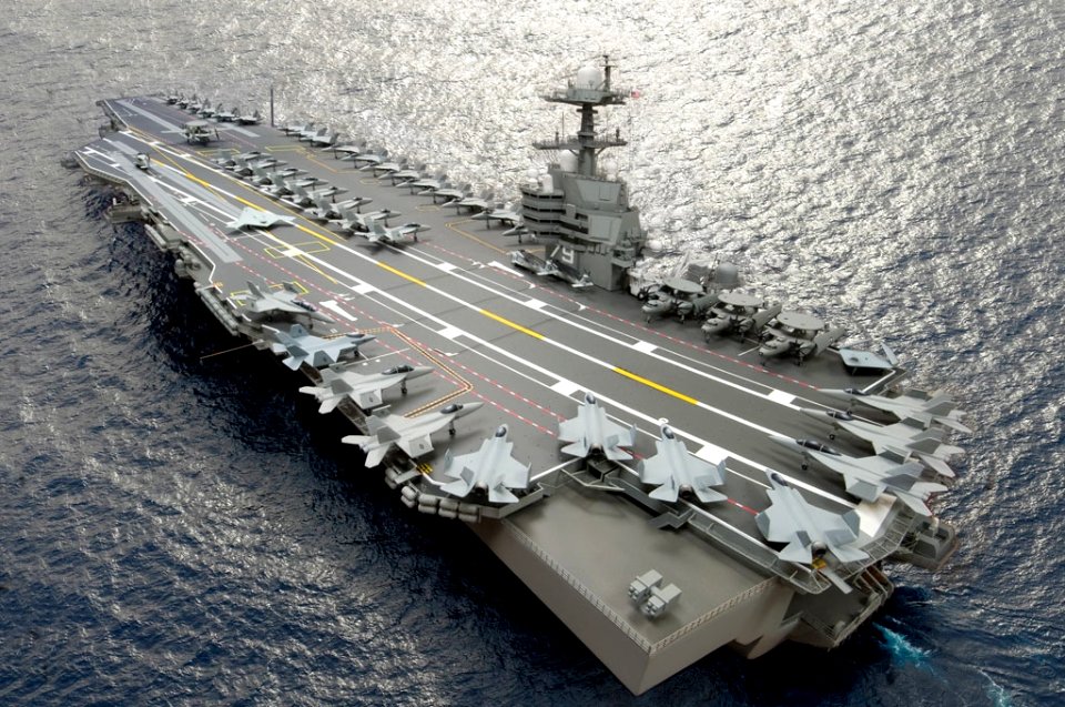 A 3D graphic of the future aircraft carrier John F. Kennedy. (8414176736)
