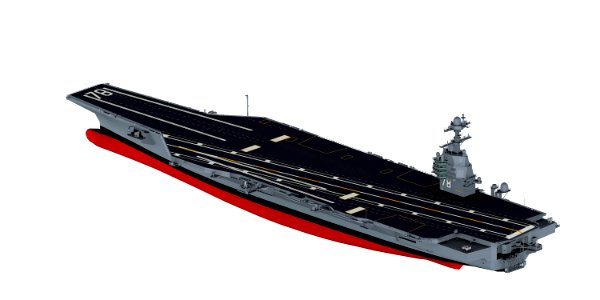 A 3D graphic of aircraft carrier Gerald R. Ford. (8414176488)