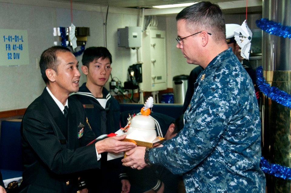 A bilateral gift exchange 151218-N-RU971-412
