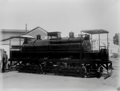 A bogie tank wagon with platform ends from The Powerhouse Museum