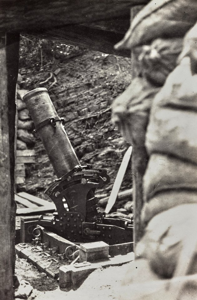 A bombard used on the Italian-Austrian front 1916
