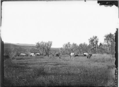 A camp on Henry's Fork. Sweetwater County, Wyoming - NARA - 516934 photo