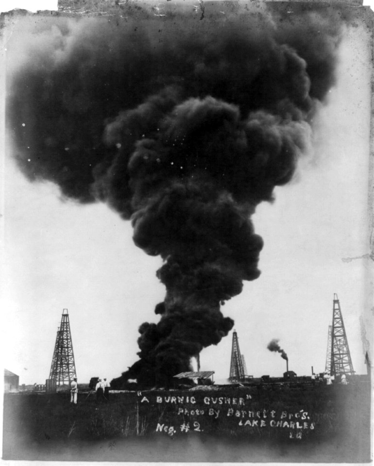 A burning gusher LCCN2002706258