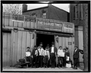 A branch office in a coal shed. St. Louis, Mo. - NARA - 523305 photo