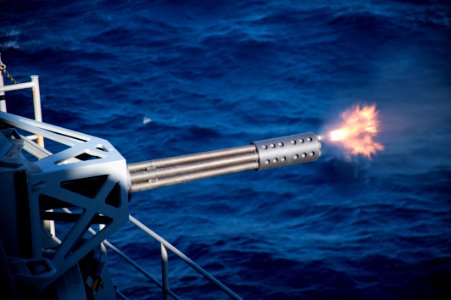 A CIWS fires aboard USS Harry S. Truman. (8414177906)