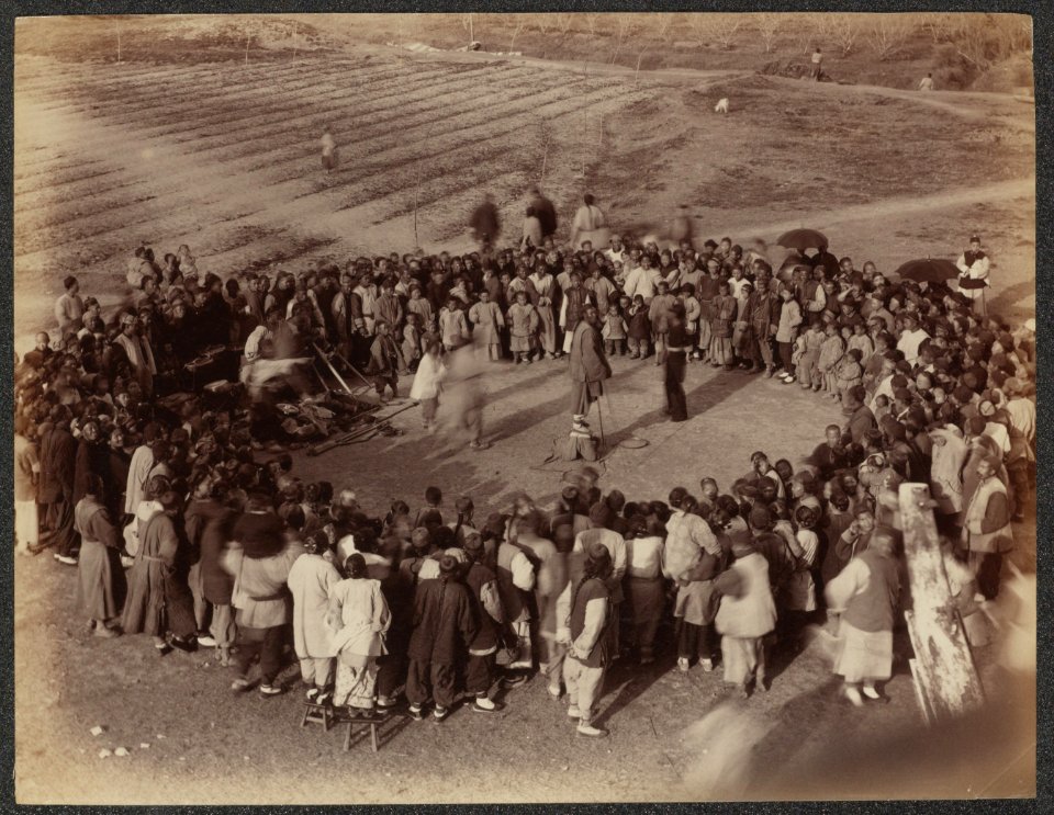 A Chinese party game by Afong, c1895