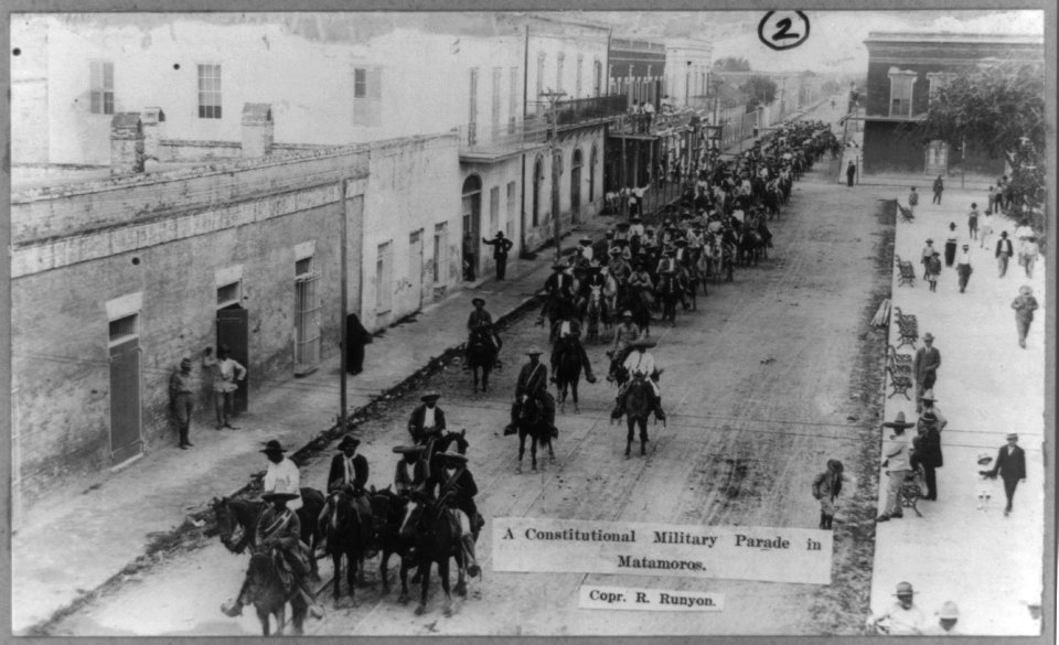 A constitutional military parade in Matamoros LCCN2002709899