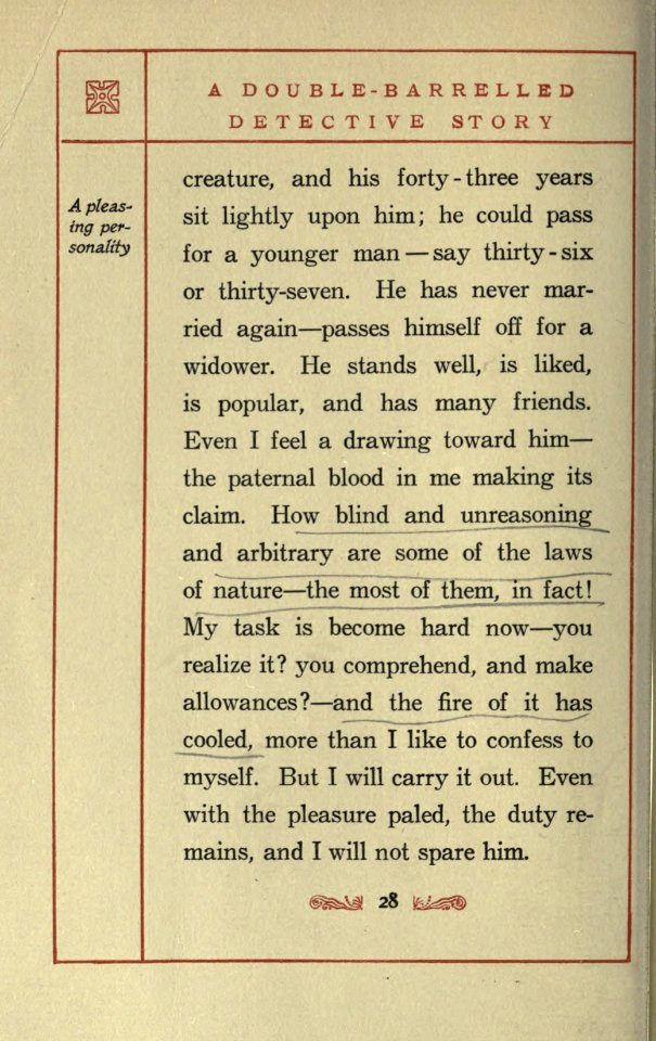 A Double-Barrelled Detective Story, p. 028