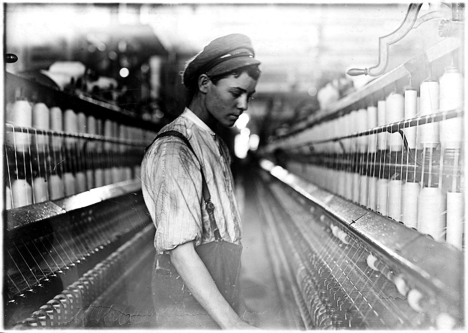 A doffer boy. Salisbury, N.C. - NARA - 523137